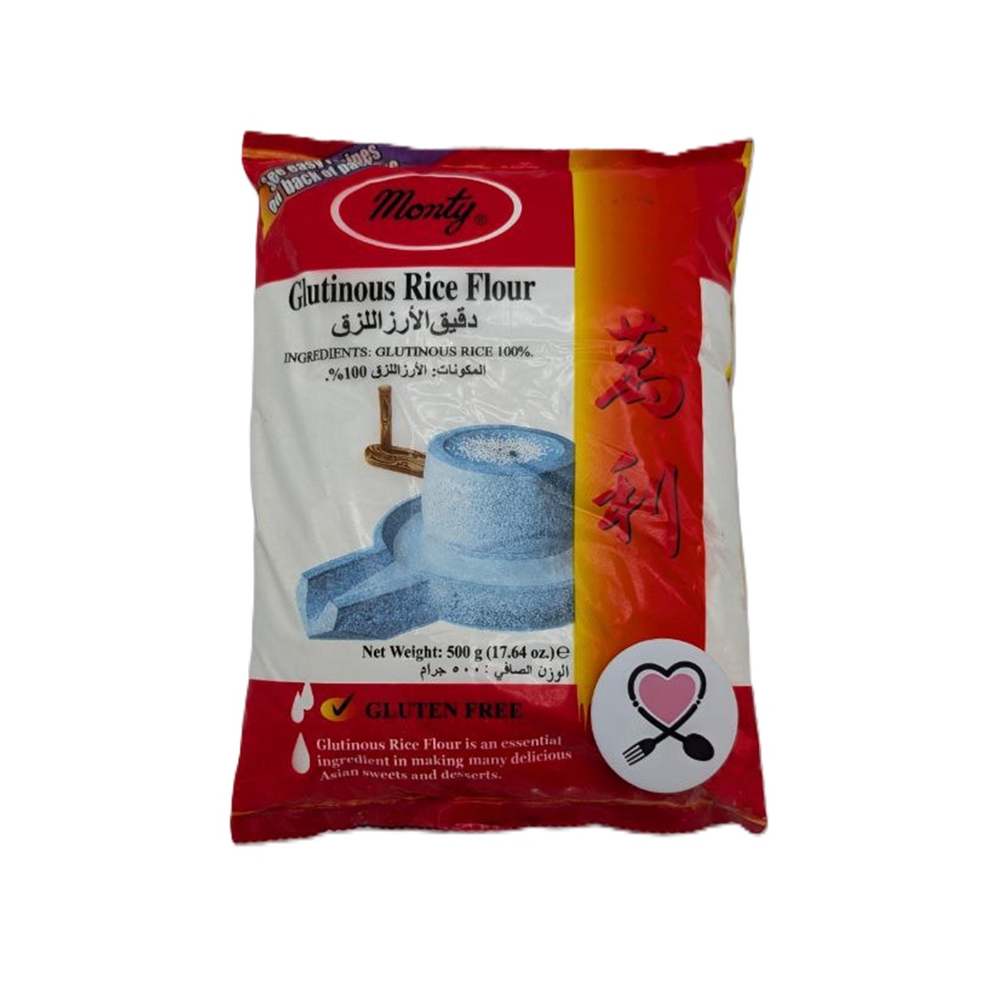 موچی موتی آرد موچی برنج گلوتینوس برند مونتی 500 گرم اصل - Image 1