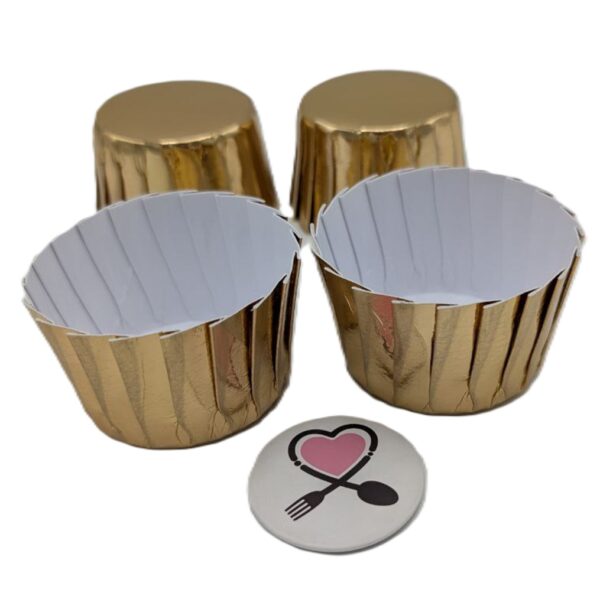 کپسول مافین  کرکره ای طلایی دهانه 7 - Image 2