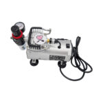 ست کامل پمپ ایربراش با قطع کن اتومات با لوازم قلم(تفنگ) و شیلنگ - Image 3