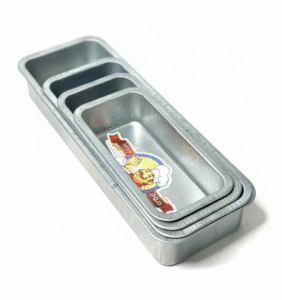 قالب کیکس لوف مستطیل ۴ عددی موج - Image 2