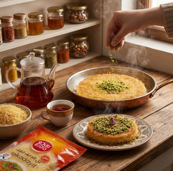 تل کادایف خشک زعفرانی ای دو ۳۰۰ گرمی