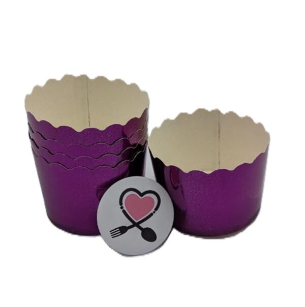 کپسول مافین لیزری متالیک بنفش - Image 1