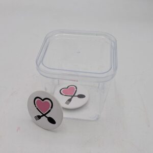 ظرف جار کیک مربع ۲۸۰ سی سی