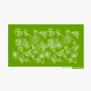 مش استنسیل گل برگ و رز متوسط سورناپارت