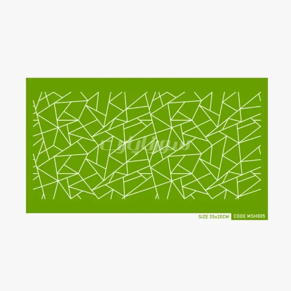 مش استنسیل خطوط شکسته سورناپارت - Image 1