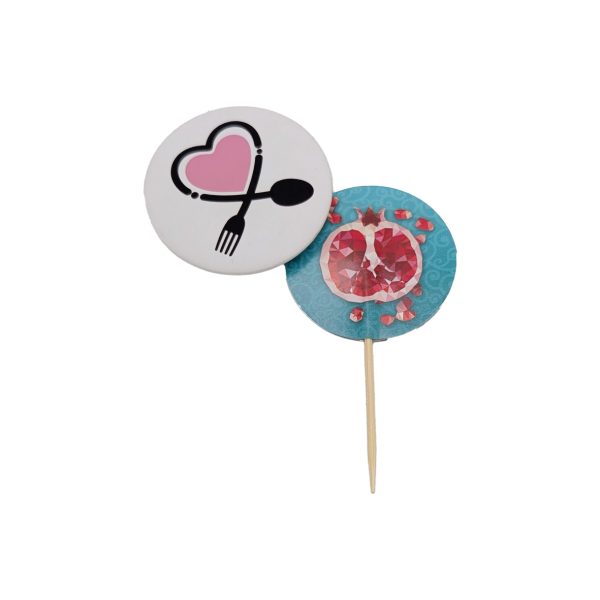 1 تاپر خلال تم فیروزه ای کد 9 یلدا 10 عددی - Image 1