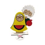 تاپر چوبی ساده عمو و ننه سرما کد 8