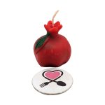 شمع انار برگ سبز تک کد531