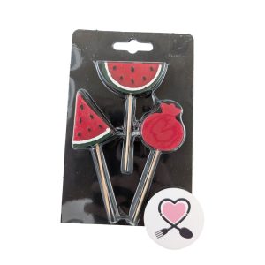 شمع انار هندوانه خلالی سه تایی