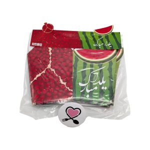 ظرف پاپ کورن هندوانه انار کد 1 یلدا 10 عددی