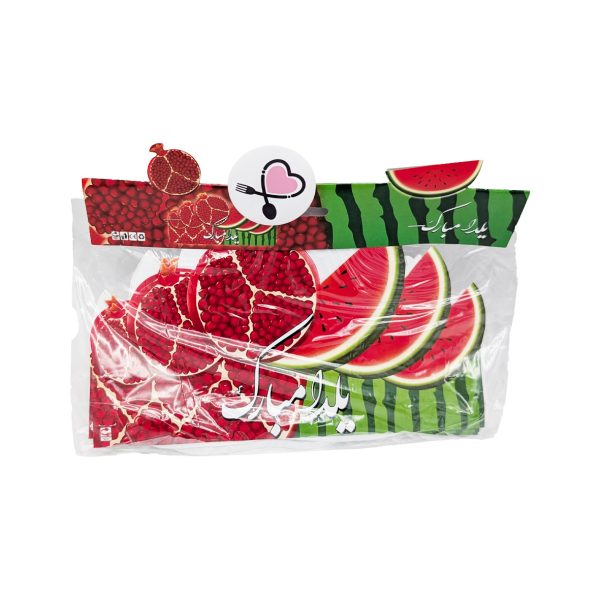 1 تاج کاغذی انار هندوانه یلدا 6 عددی - Image 1