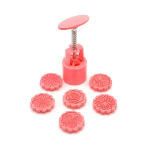 قالب کلمبه فشاری 6 عددی دایره کوچک صورتی