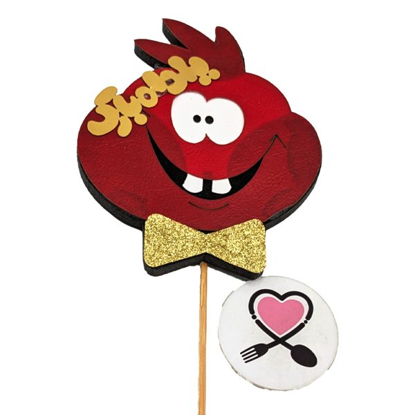 تاپر نمدی پایه چوبی اکلیلی انار خندان یلدا کد 444 - Image 2