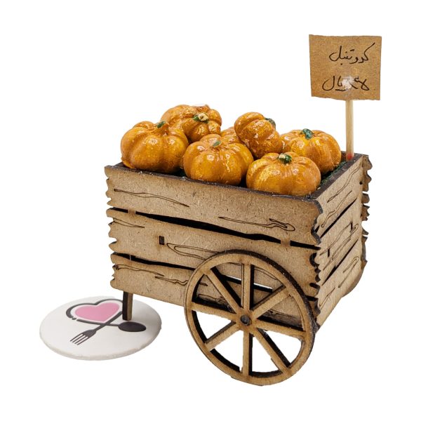 گاری تزئینی کدو حلوایی یلدا کد 2 - Image 2