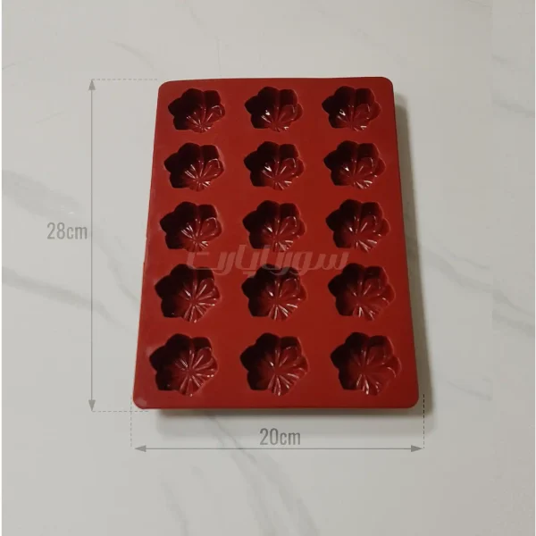 قالب سیلیکونی گل 6 پر حلوایی کد 24 سورناپارت - Image 2