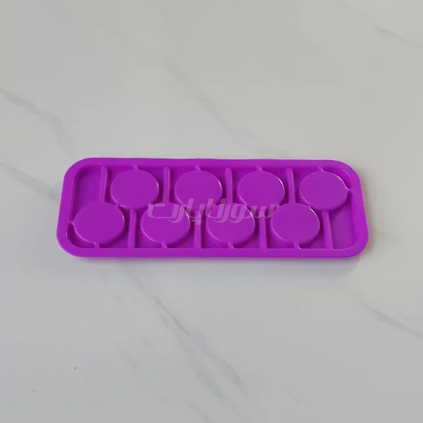 قالب سیلیکونی آبنبات دایره 5 سانتی - Image 2