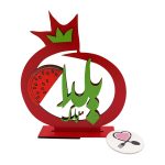 تاپر استند چوبی ساده انار هندوانه قرمز سبز یلدا - Image 2