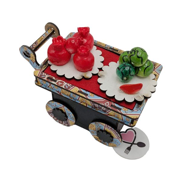 گاری تزیینی انار هندوانه کد 4 یلدا - Image 4