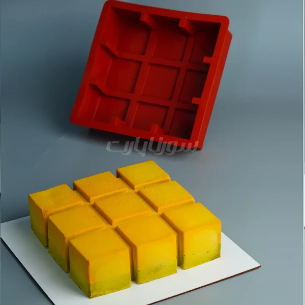 قالب هندسی طرح مکعب - Image 4