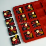 قالب سیلیکونی پولکی مربع 4 سانت - Image 5