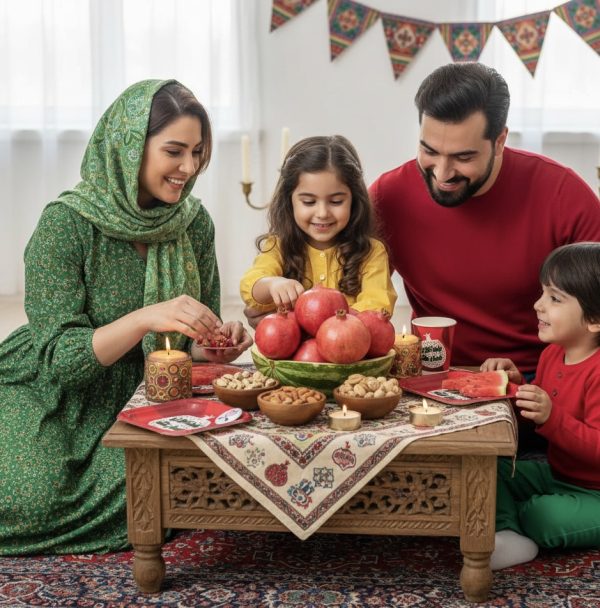 بشقاب و لیوان کاغذی طرح انار سفید