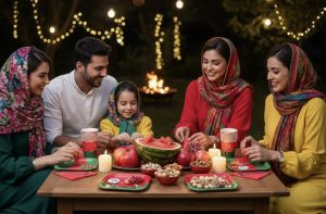 ظروف کاغذی طرح هندوانه شب یلدا 