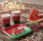 بشقاب و لیوان هندوانه یلدایی 20 عددی کد 7 - Image 2