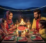 بشقاب و لیوان طرح انار و هندوانه 20 عددی کد 1 - Image 4