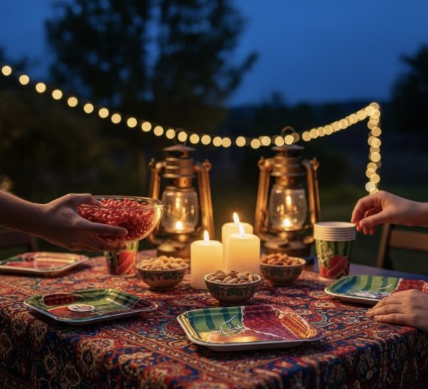 بشقاب و لیوان طرح انار و هندوانه 20 عددی کد 1 - Image 5