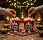 ظرف پاپکورن کاغذی طرح انار سفید – ۱۰ عددی