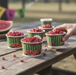 ظرف انار خوری طرح انار و هندوانه