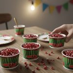 ظرف انار خوری طرح انار و هندوانه