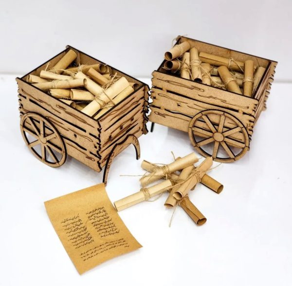 گاری چوبی فال حافظ شب یلدا