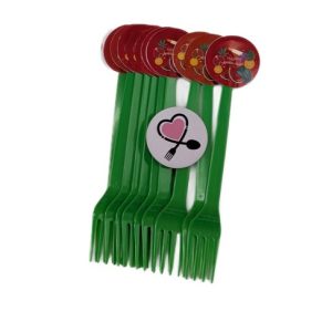 چنگال سبز انار هندوانه 10 عددی یلدا