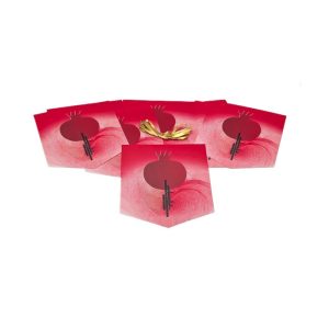 ریسه انار قرمز کد 5 یلدا 7 برگی