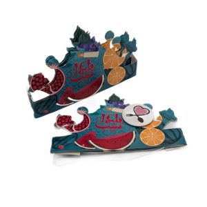 تاج پرتقال هندوانه انار 6 عددی یلدا