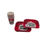 بشقاب و لیوان انار سفید کد 4 یلدا 20 عددی - Image 2