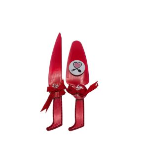 کارد و کفگیر کیک تم شب یلدا قرمز