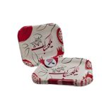 بشقاب و لیوان زمینه سفید کد 2 یلدا 20 عددی - Image 3