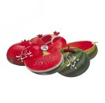 ریسه میوه هندوانه انار 8 برگی یلدا