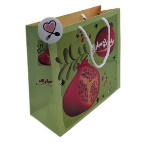 ساک مربع انار سبز کد 1 یلدا