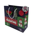 ساک مربع آدم برفی سرمه ای کد 2 یلدا - Image 3