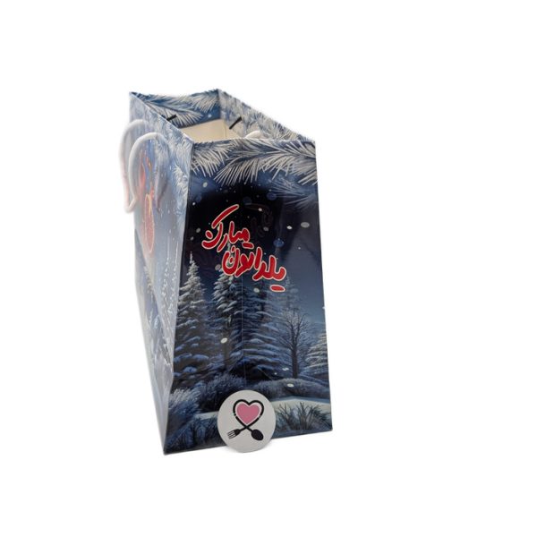 ساک بزرگ انار درخت آبی افقی  یلدا - Image 2