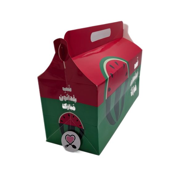 جعبه هدیه بزرگ هندوانه one کد 7 گیفت شب یلدا - Image 2