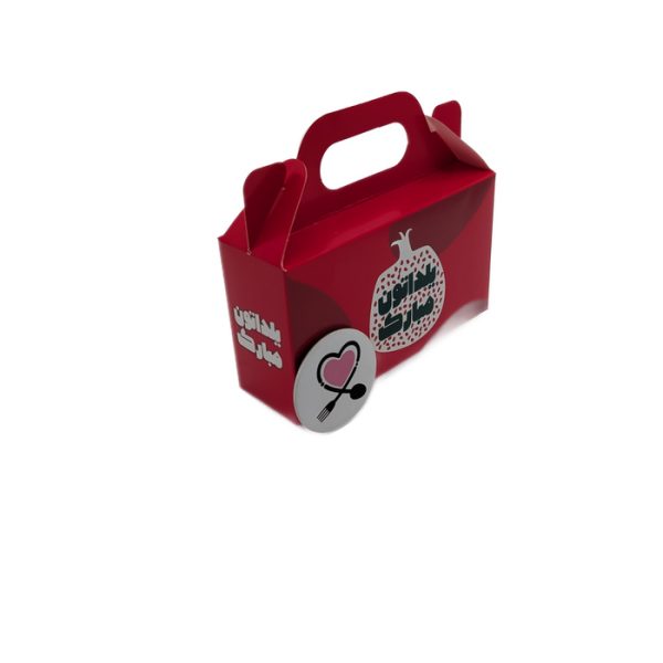 جعبه هدیه کوچک مینی انار سفید کد 4 گیفت شب یلدا - Image 1
