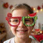 عینک مقوایی یلدا طرح انار و هندوانه