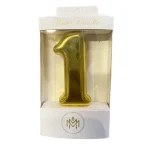 شمع تولد لاکچری طلایی (همه اعداد) - Image 2