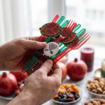 خرید چنگال انار و هندوانه ۱۰ عددی (ویژه شب یلدا)