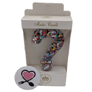 شمع تولد لاکچری پولکی (همه اعداد)