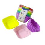 قالب کاپ کیک سیلیکونی مربع رنگین کمان سورنا پارت